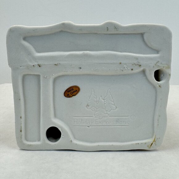 Vintage Holiday Expressions Illuminated Ceramic Schoolhouse Dual Stairs 7.5" - Picture 7 of 14